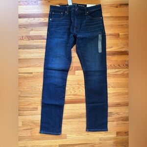 American Eagle Men's Slim Flex Dark Blue Jeans High Tide NWT 34/32